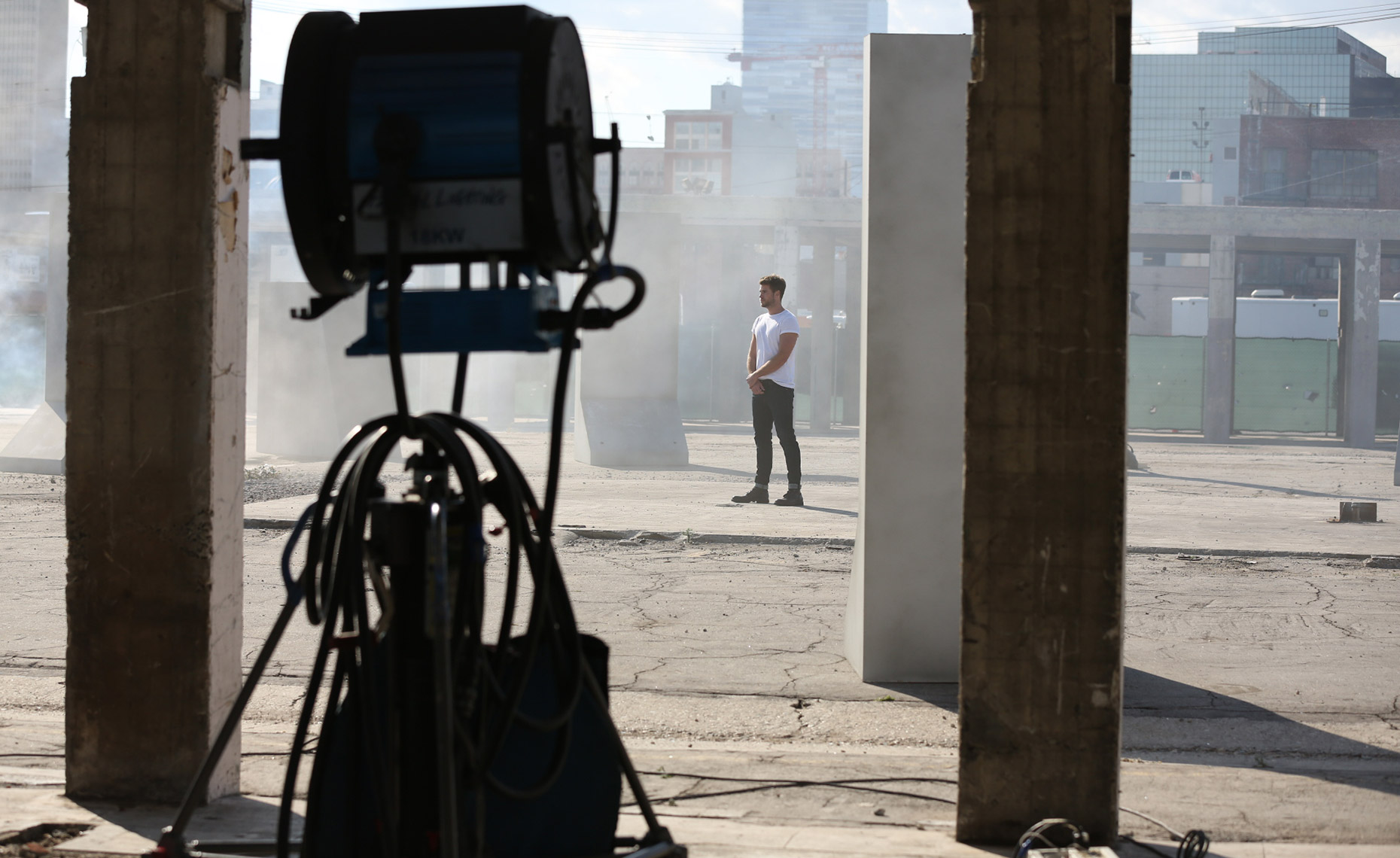 Behind the Scenes Photography - Liam Hemsworth for Diesel- Roger Snider - Los Angeles CA