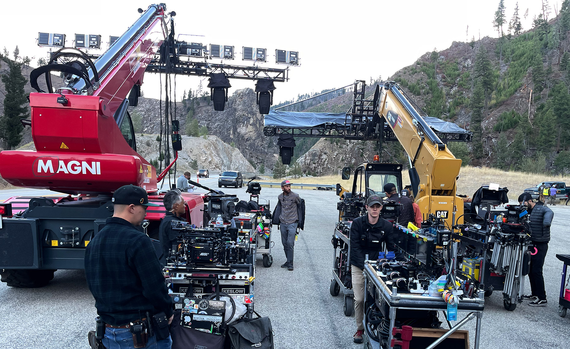 YS S5  Camera Carts and Lighting Rigs for Yellowstone  TV