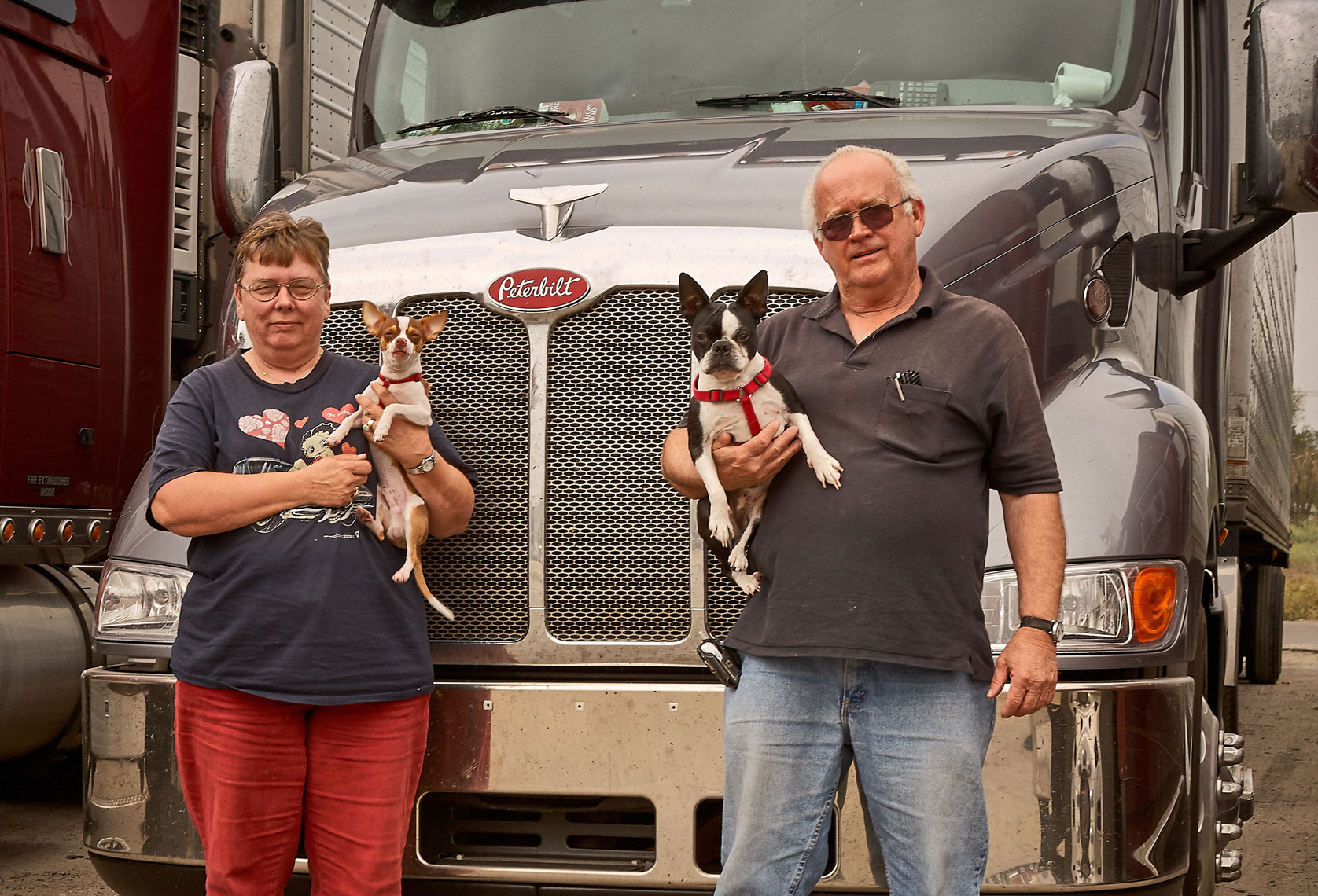 Commercial Trucking Photography - Roger Snider - Retired  Couple - Portland OR