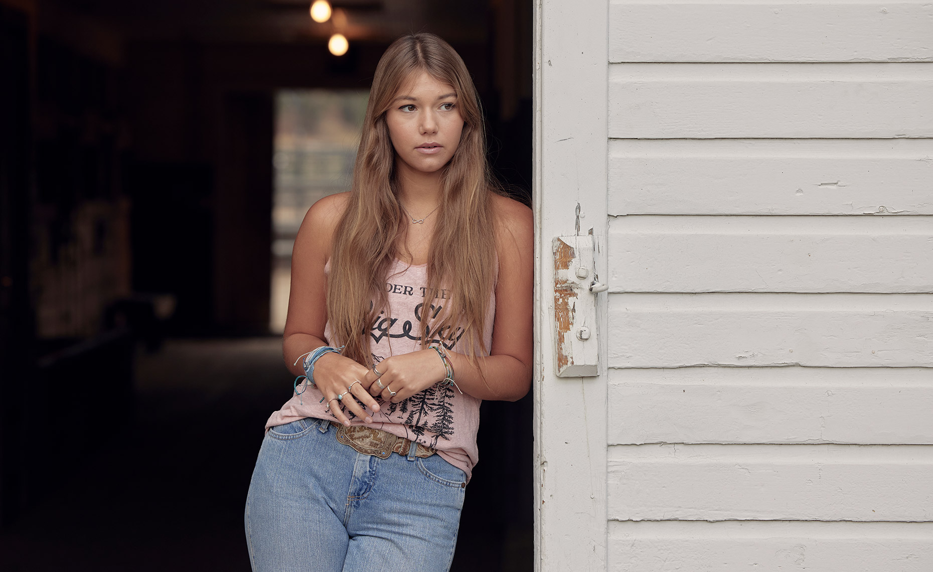 Halie, played by Orli Gottesman at the stables 